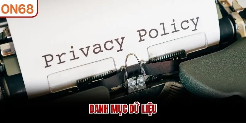Danh mục dữ liệu